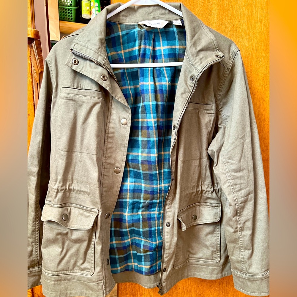 LL Bean Women’s Utility Jacket, lined